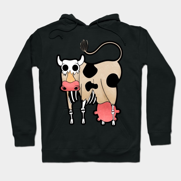 Zombie Cow Hoodie by erdavid